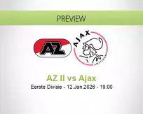 AZ II Ajax betting prediction (12 January 2026)