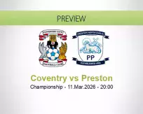 Coventry Preston betting prediction (12 March 2026)