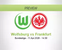 Wolfsburg Frankfurt betting prediction (11 April 2026)