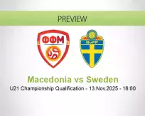 Macedonia Sweden betting prediction (13 November 2025)