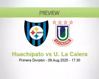Huachipato U. La Calera betting prediction (09 August 2025)