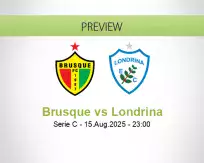 Brusque Londrina betting prediction (17 August 2025)
