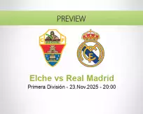 Elche vs Real Madrid
