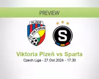 Viktoria Plzeň Sparta betting prediction (27 October 2024)