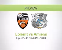 Lorient Amiens betting prediction (08 February 2025)