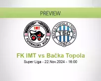 FK IMT Bačka Topola betting prediction (22 November 2024)