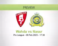 Wahda Nassr betting prediction (09 February 2023)