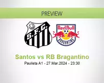 Santos RB Bragantino betting prediction (27 March 2024)