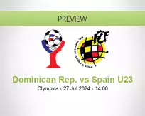 Dominican Rep. Spain U23 betting prediction (27 July 2024)