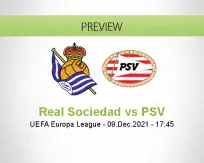 Real Sociedad PSV betting prediction (09 December 2021)