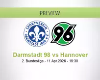 Darmstadt 98 Hannover betting prediction (11 April 2026)