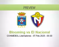 Blooming El Nacional betting prediction (07 February 2025)