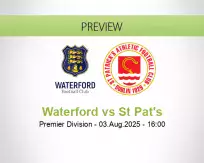 Waterford St Pat's betting prediction (03 August 2025)