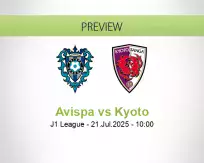 Avispa Kyoto betting prediction (21 July 2025)