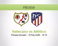 Vallecano vs Atlético