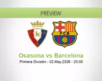Osasuna vs Barcelona