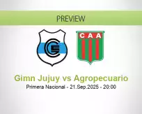 Gimn Jujuy Agropecuario betting prediction (22 September 2025)