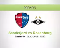 Sandefjord Rosenborg betting prediction (06 July 2025)