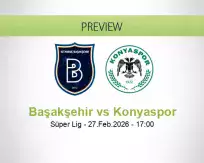 Başakşehir Konyaspor betting prediction (27 February 2026)