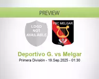 Deportivo G. Melgar betting prediction (19 September 2025)
