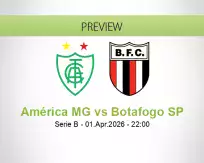 América MG vs Botafogo SP