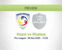 Hazm vs Khaleej