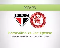 Ferroviário Jacuipense betting prediction (07 April 2026)