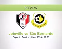 Joinville vs São Bernardo