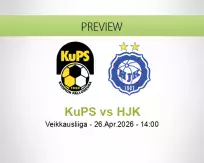 KuPS HJK betting prediction (26 April 2026)