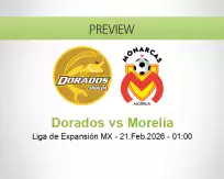 Dorados Morelia betting prediction (21 February 2026)