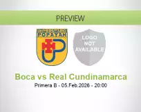 Boca vs Real Cundinamarca