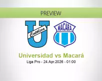 Universidad vs Macará