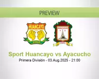 Sport Huancayo Ayacucho betting prediction (03 August 2025)