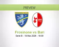 Frosinone Bari betting prediction (18 March 2026)