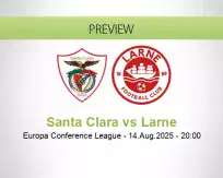 Santa Clara Larne betting prediction (14 August 2025)