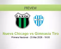 Nueva Chicago vs Gimnasia Tiro
