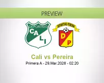 Cali Pereira betting prediction (29 March 2026)