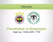 Fenerbahçe Konyaspor betting prediction (15 December 2025)
