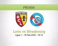 Lens Strasbourg betting prediction (16 February 2025)