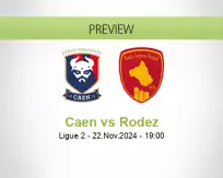 Caen Rodez betting prediction (23 November 2024)