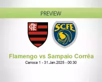 Flamengo Sampaio Corrêa betting prediction (31 January 2025)