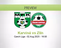 Karviná Zlín betting prediction (02 August 2025)