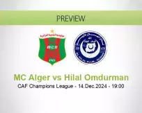 MC Alger Hilal Omdurman betting prediction (14 December 2024)