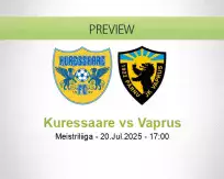 Kuressaare Vaprus betting prediction (20 July 2025)