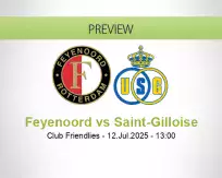 Feyenoord Saint-Gilloise betting prediction (12 July 2025)
