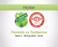 Floresta Tombense betting prediction (11 August 2025)