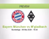 Bayern München vs M'gladbach