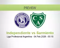 Independiente Sarmiento betting prediction (04 February 2026)