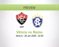 Vitória Remo betting prediction (29 January 2026)