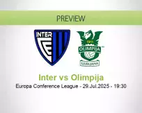 Inter Olimpija betting prediction (29 July 2025)